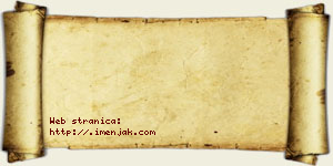 Jana Berček vizit kartica